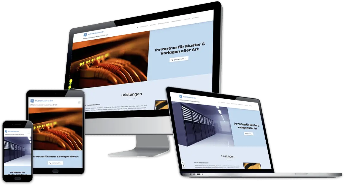 Die CTH Web-Visitenkarte basic - Homepage zum monatlichen Festpreis