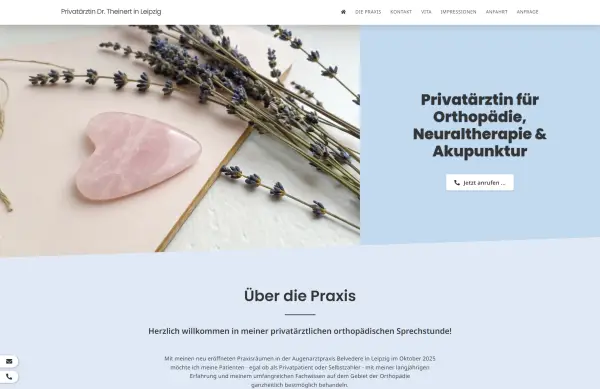 Web-Visitenkarte für Ärzte und Praxen von CTH Riesa GmbH