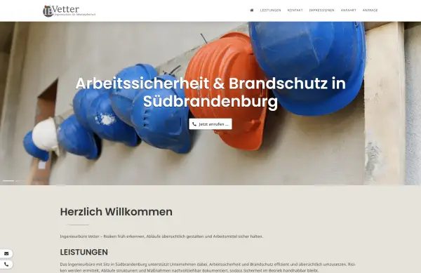Web-Visitenkarte für Handwerker und Selbstständige von CTH Riesa GmbH