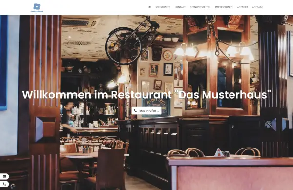 Web-Visitenkarte für Restaurants und Imbiss von CTH Riesa GmbH